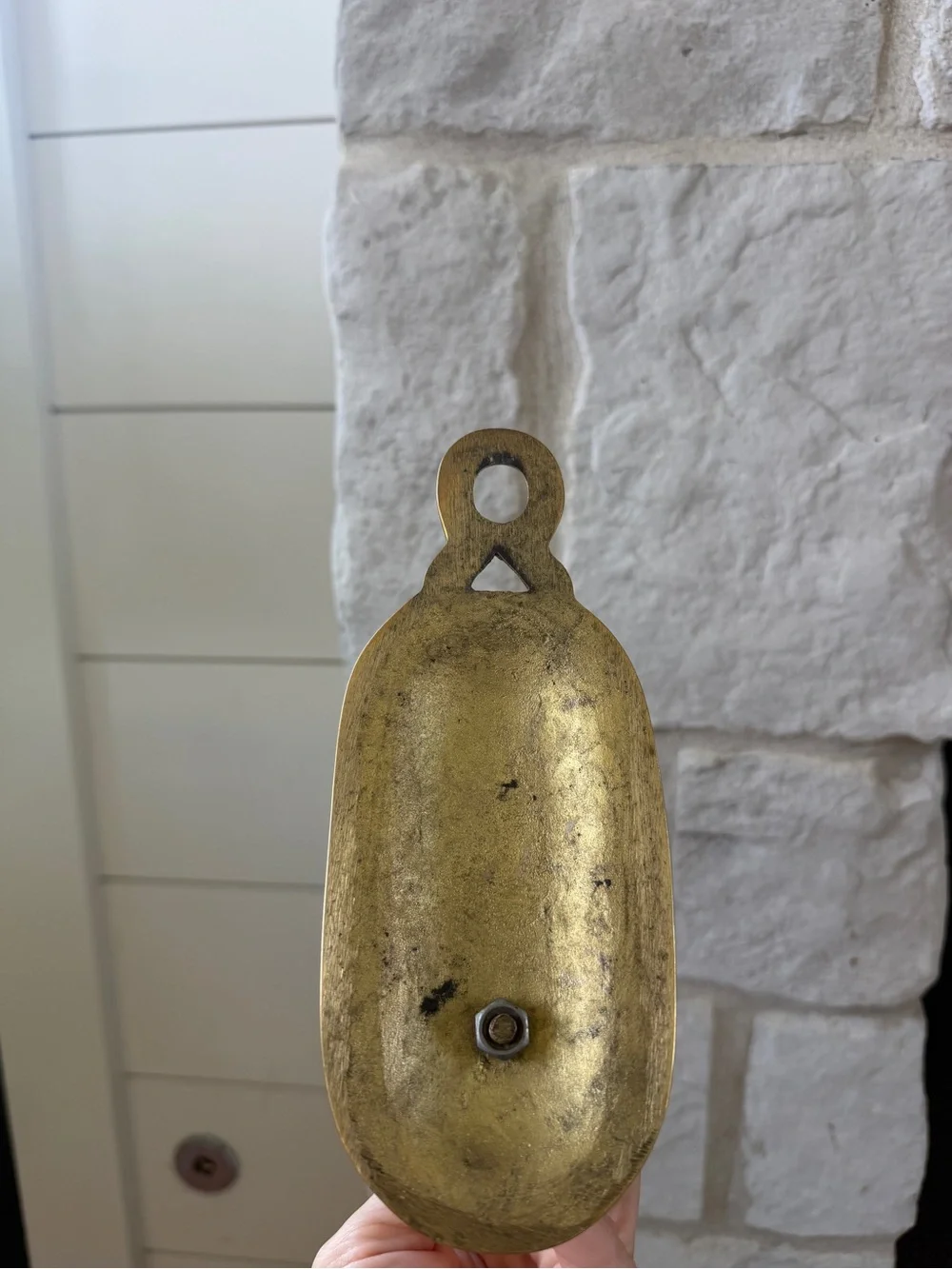 Vintage Brass Wall Candle Sconces Matching Pair